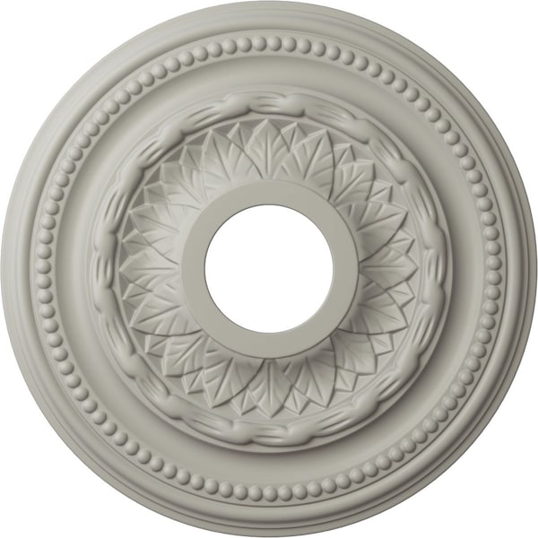 Ekena Millwork Galway Ceiling Medallion (Fits Canopies up to 3 1/4"), 15 3/4"OD x 3 1/4"ID x 1"P, Pot of Cream CM15GAPCF - main